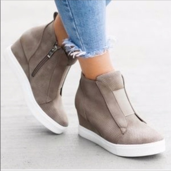 ☀️ PRICE FIRM☀️WEDGE SNEAKERS. - Picture 4 of 11